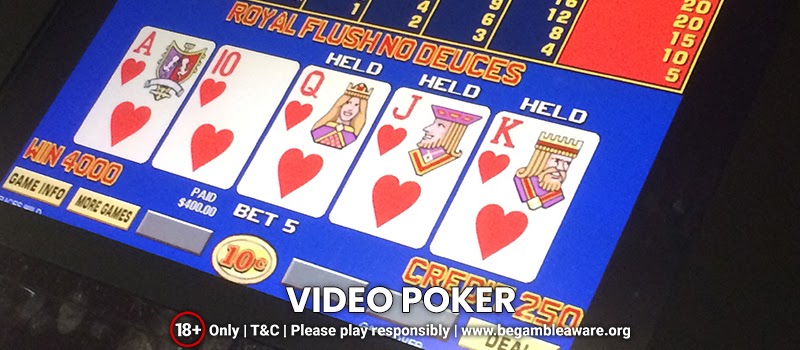 Your ultimate guide to stop humiliating yourself at the Video Poker casino